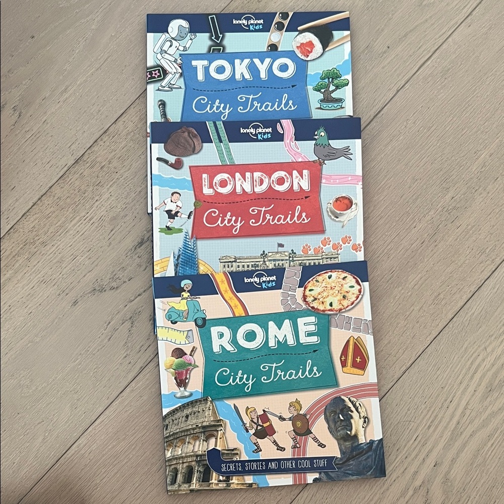 Lonely Planet Kids City Trails Book Set of 3